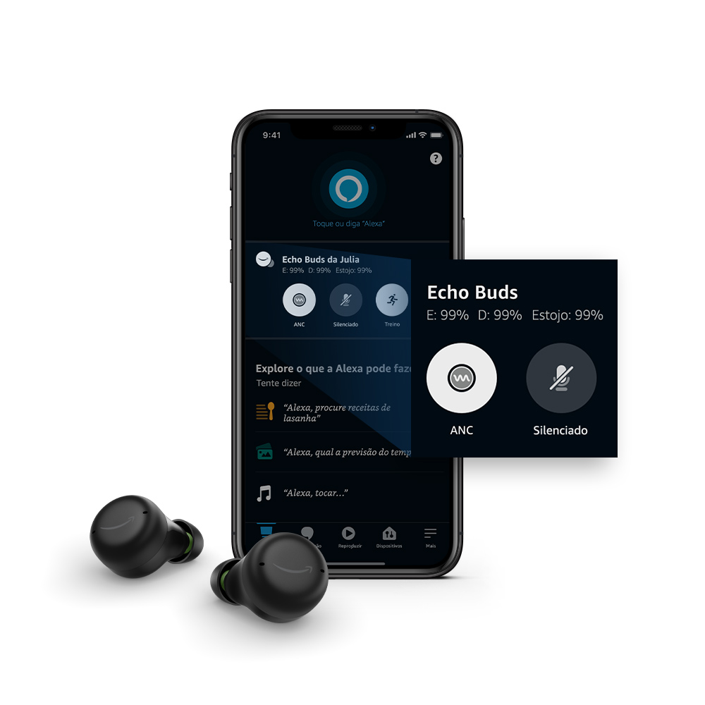 Amazon anuncia Echo Buds, fone de ouvido sem fio com Alexa, no Brasil