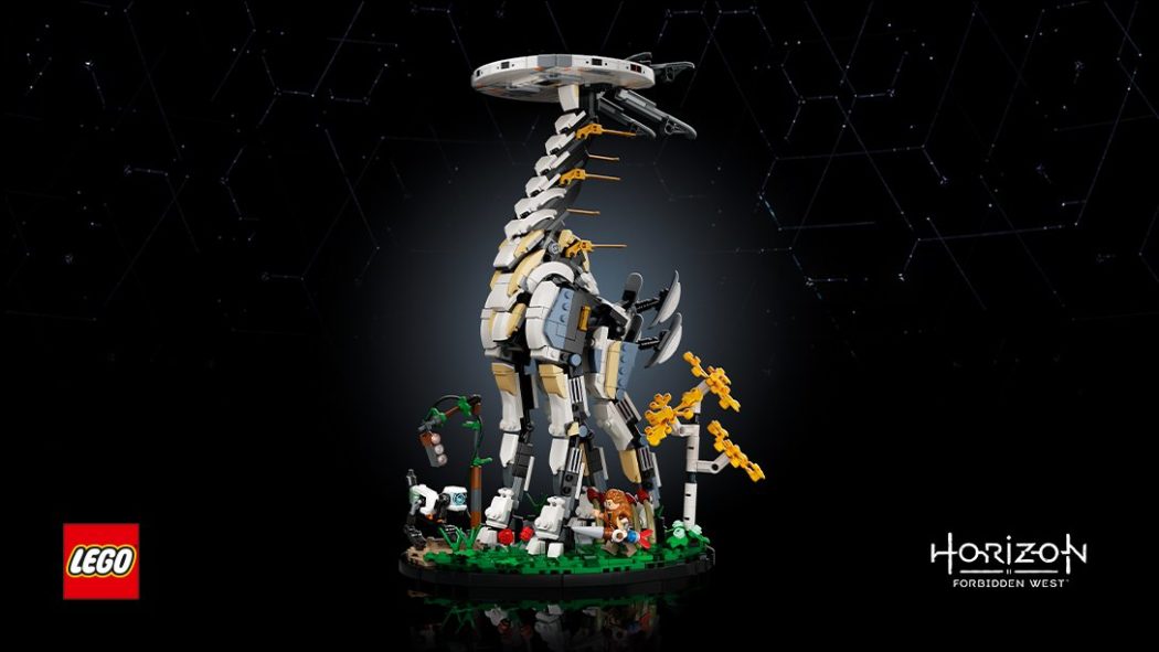 LEGO e Sony lançam juntas um Pescoção de Horizon Forbidden West com 1.200 peças