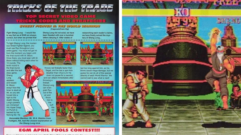 Há 30 anos, a EGM trazia a lendária brincadeira de primeiro de abril com Street Fighter 2