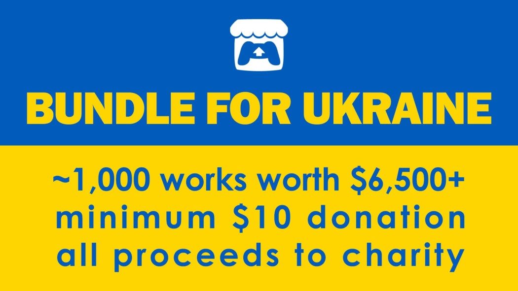 Itch.io lança bundle com quase 1000 jogos para arrecadar dinheiro para a Ucrânia