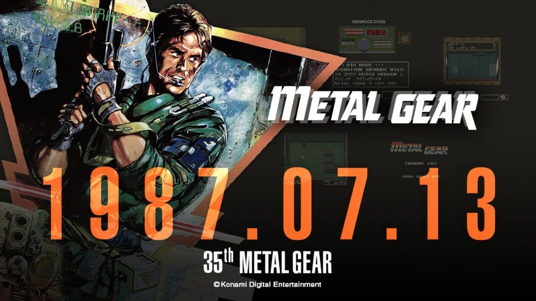 Metal Gear completa 35 anos e Konami anuncia retorno de alguns de seus games às lojas digitais