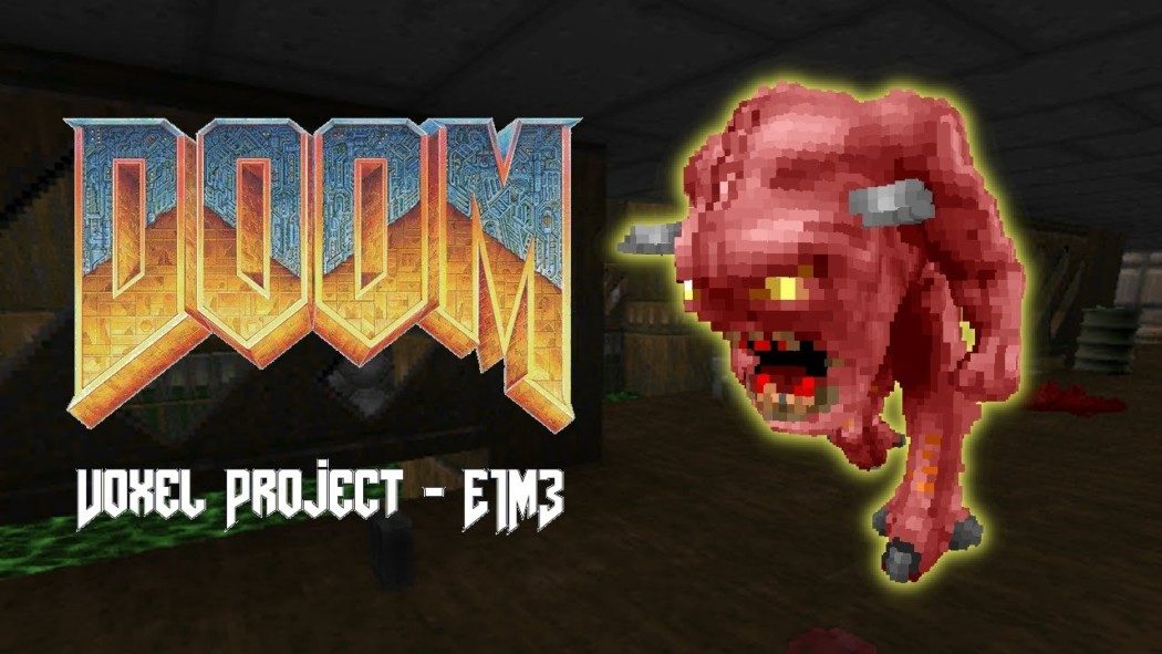 Novo mod de Doom permite transformar todos os seus elementos 2D em voxels
