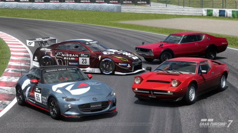 Gran Turismo 7 apresenta quatro novos carros em atualização