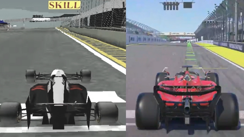 A evolução de Interlagos, lar da Fórmula 1 no Brasil, nos videogames