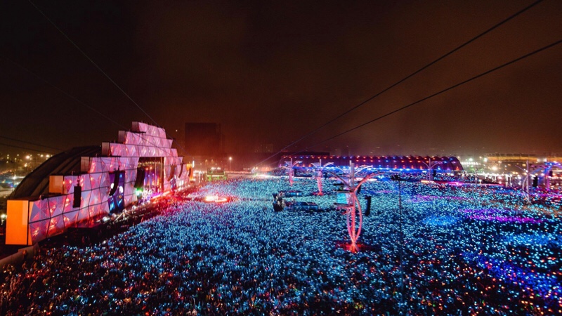 Efeito Coldplay: The Town, dos organizadores do Rock in Rio, terá pulseiras de led