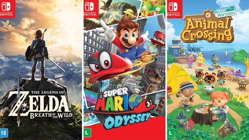 Jogos físicos para Nintendo Switch já estão disponíveis. Veja quais foram os 10 games escolhidos.