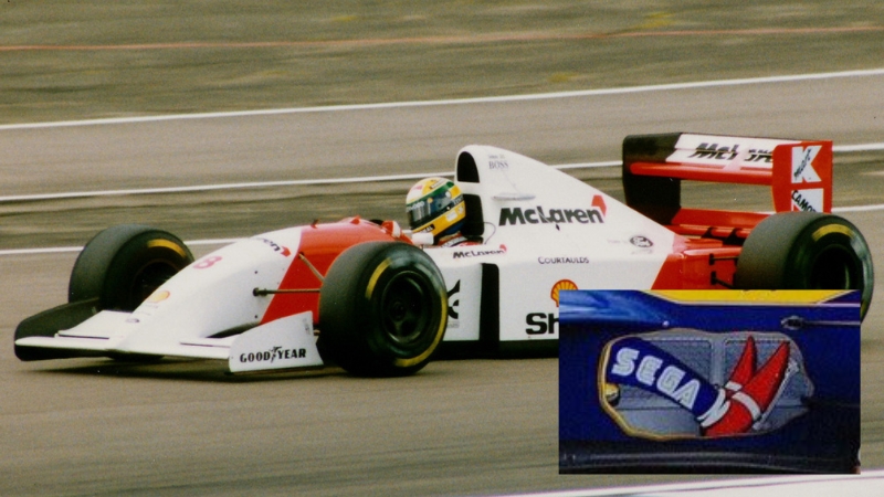 A McLaren disse não para a SEGA, por isso Senna não correu com o Sonic em seu carro em 1993
