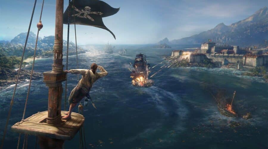 Ubisoft divulga novo vídeo de gameplay de Skull and Bones, mesmo após seu recente adiamento