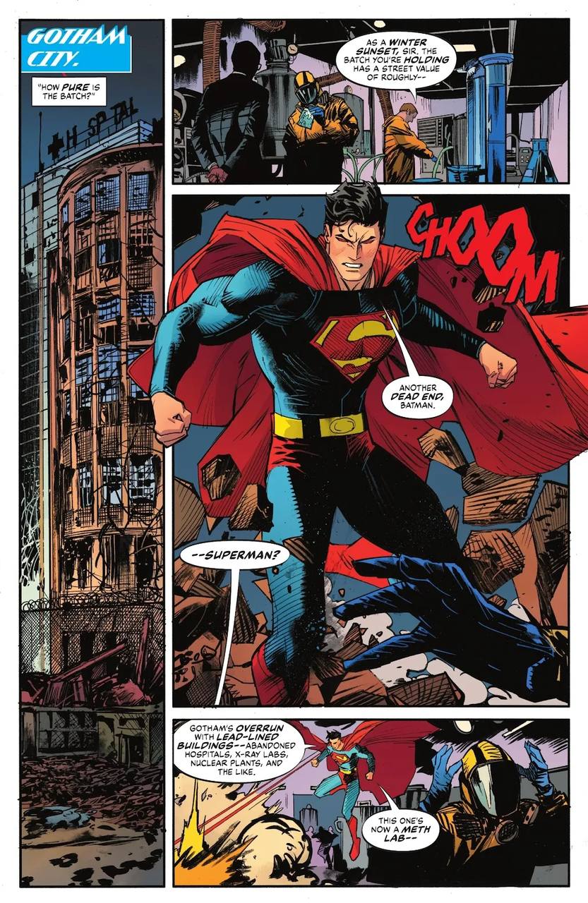 Um dos poderes do Superman simplesmente não funciona em Gotham City