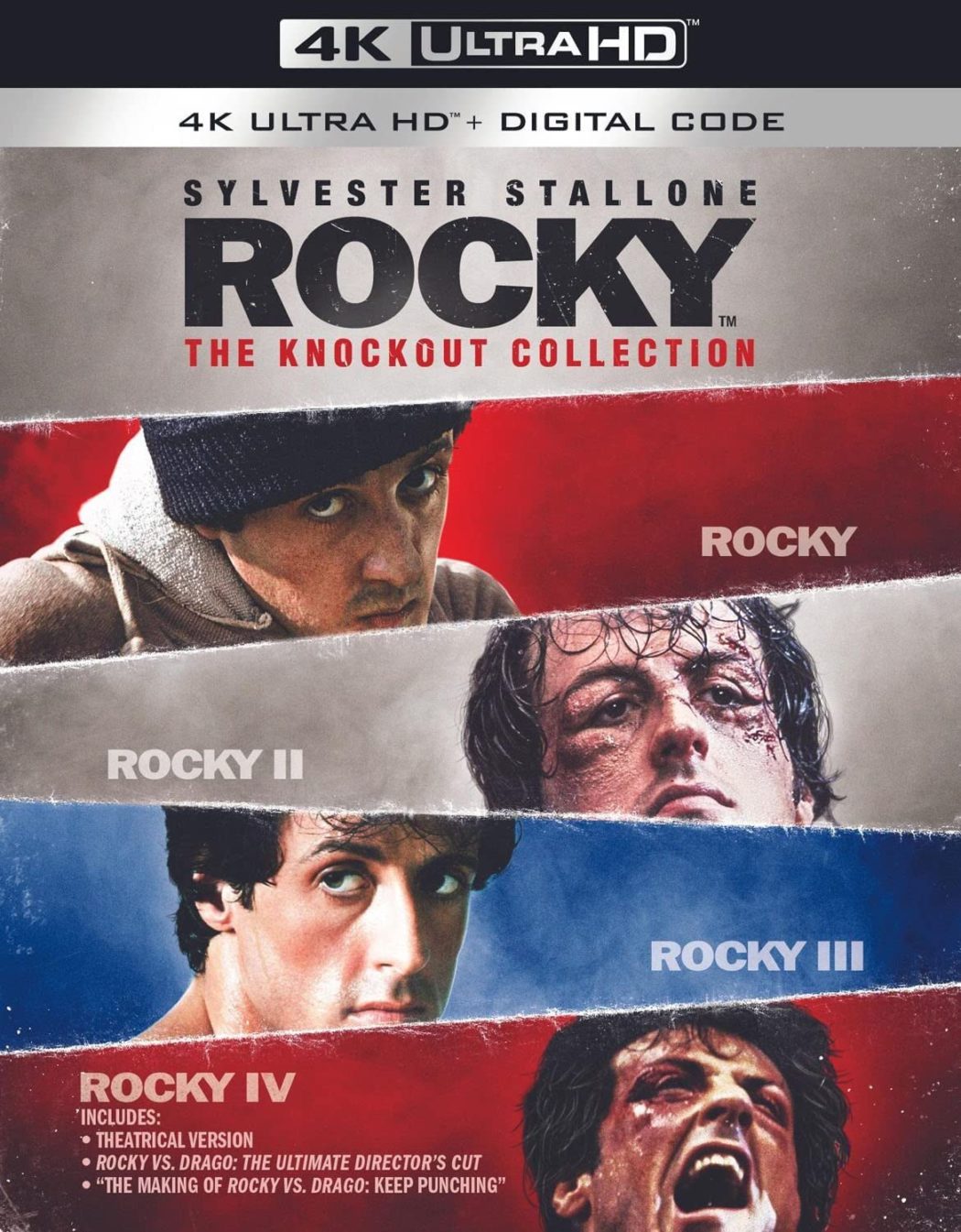 Os quatro primeiros filmes Rocky foram remasterizados em 4K com HDR
