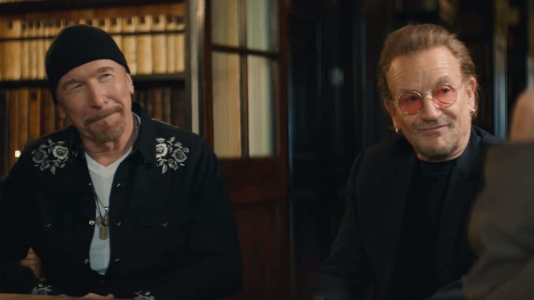 Bono, The Edge e David Letterman celebram a história do U2 em documentário no Disney+