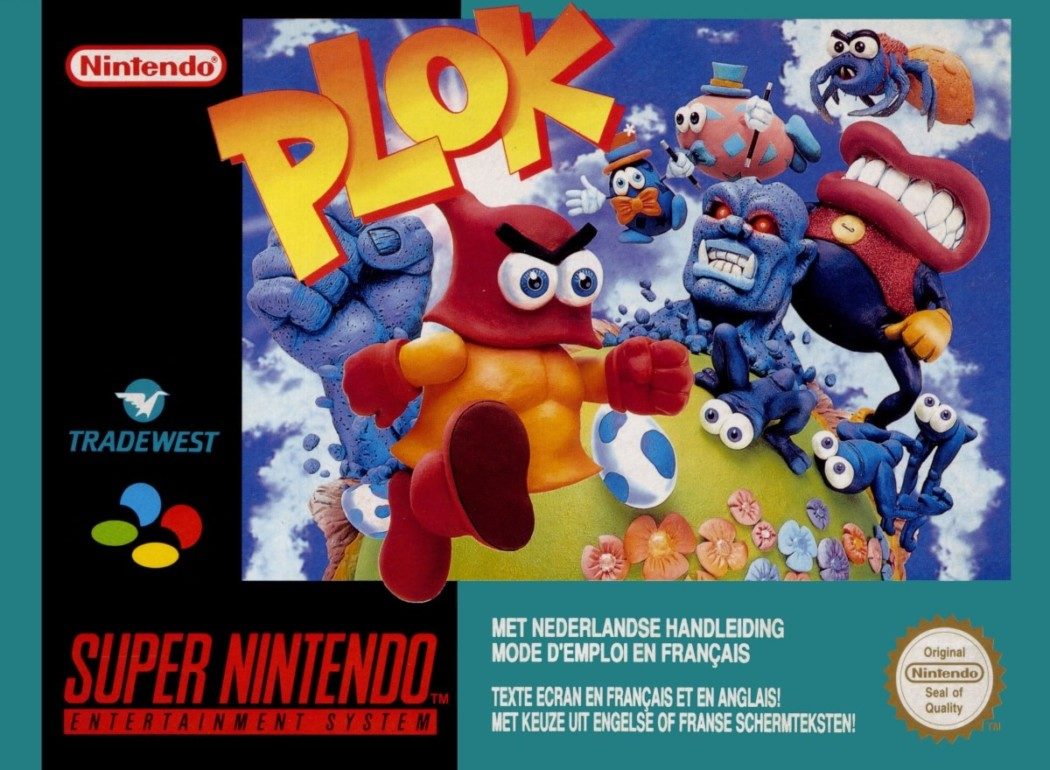 Plok, game de plataforma exclusivo para o Super Nintendo, quase teve uma versão para o Mega Drive