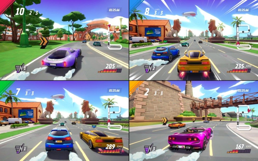 Horizon Chase 2 ganha multiplayer com tela dividida para até quatro jogadores