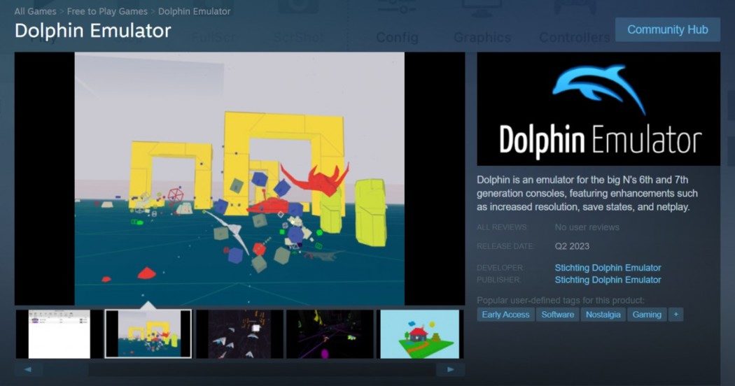Nintendo envia um aviso de DMCA à Valve para impedir o lançamento do emulador Dolphin na Steam