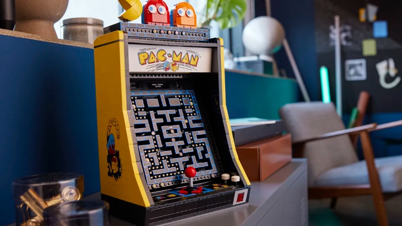 Chegou a vez de Pac-Man ganhar o seu kit em LEGO, inspirado no seu arcade original