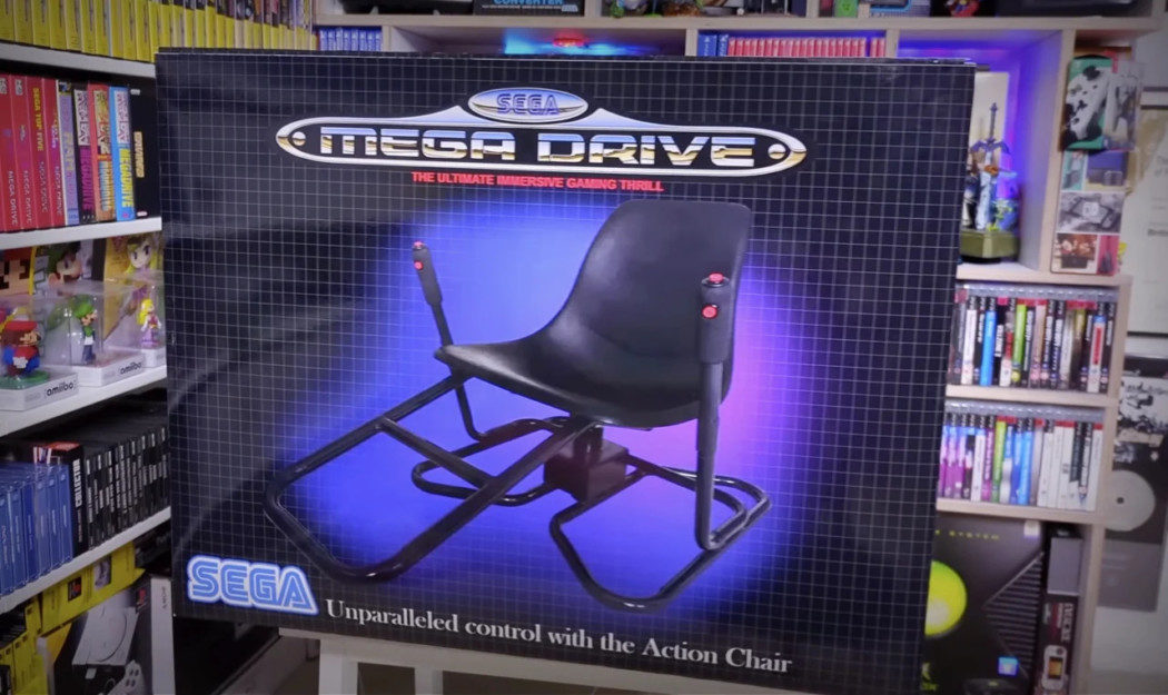 Conheça mais uma geringonça dos anos 90: a "cadeira de ação" para Mega Drive