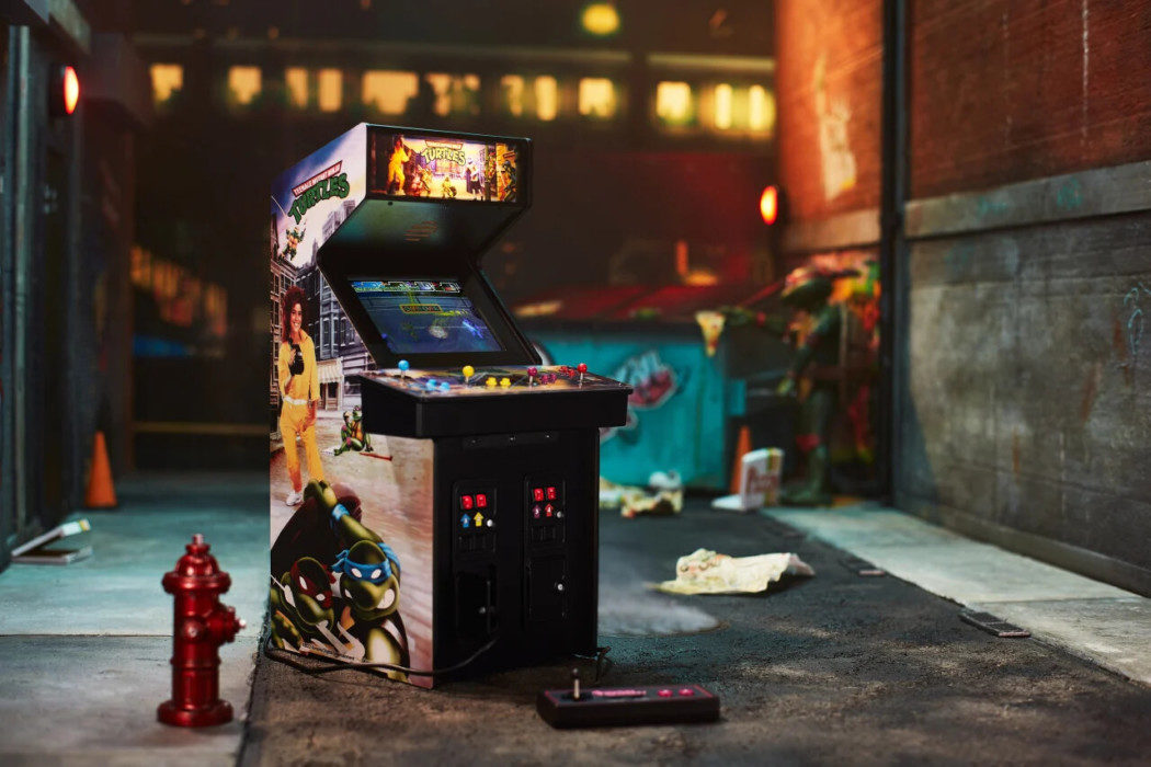 Dois arcades clássicos das Tartarugas Ninja ganharam "mini-arcades" da Numskull Designs