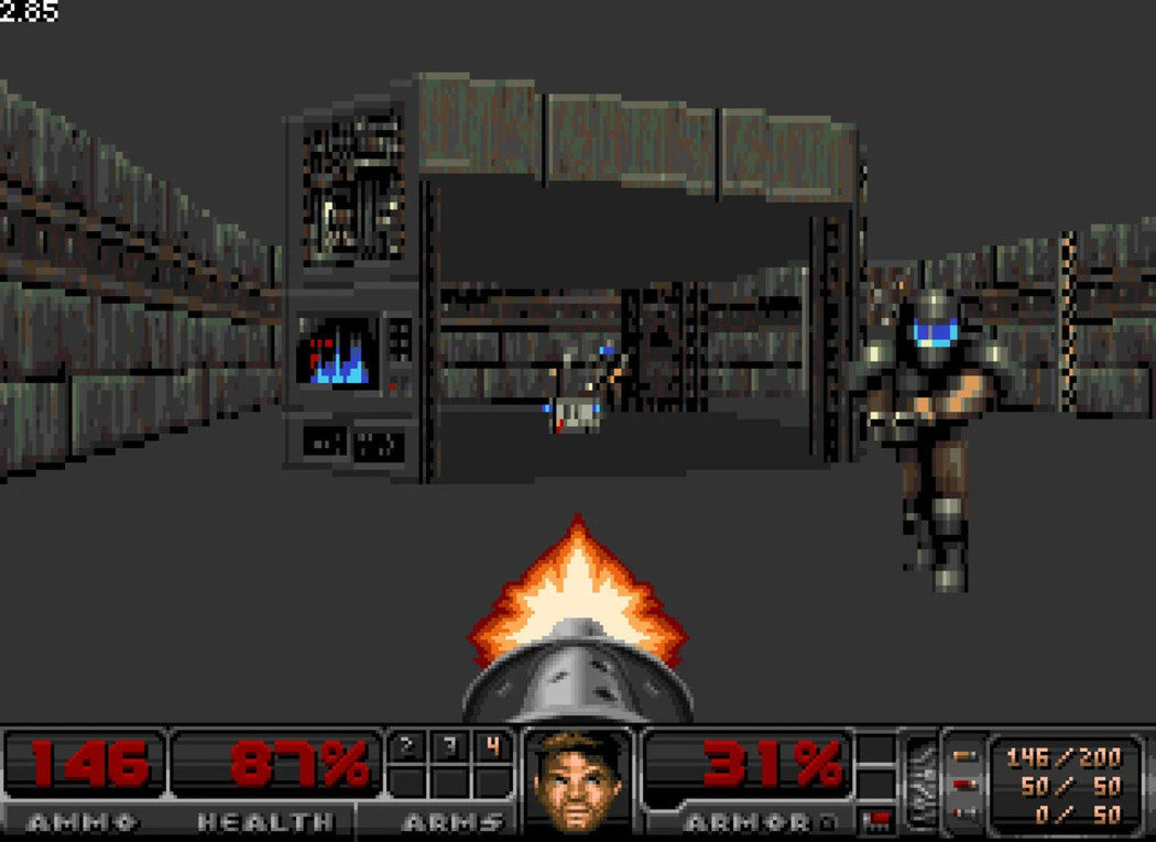 Grind é um clone de Doom para o Amiga lançado com mais de "30 anos de atraso"