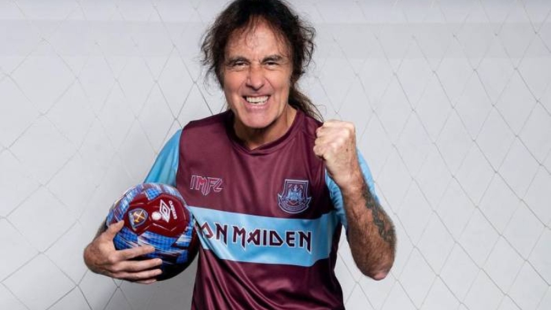 Iron Maiden manda mensagem de apoio para o West Ham, finalista da Conference League