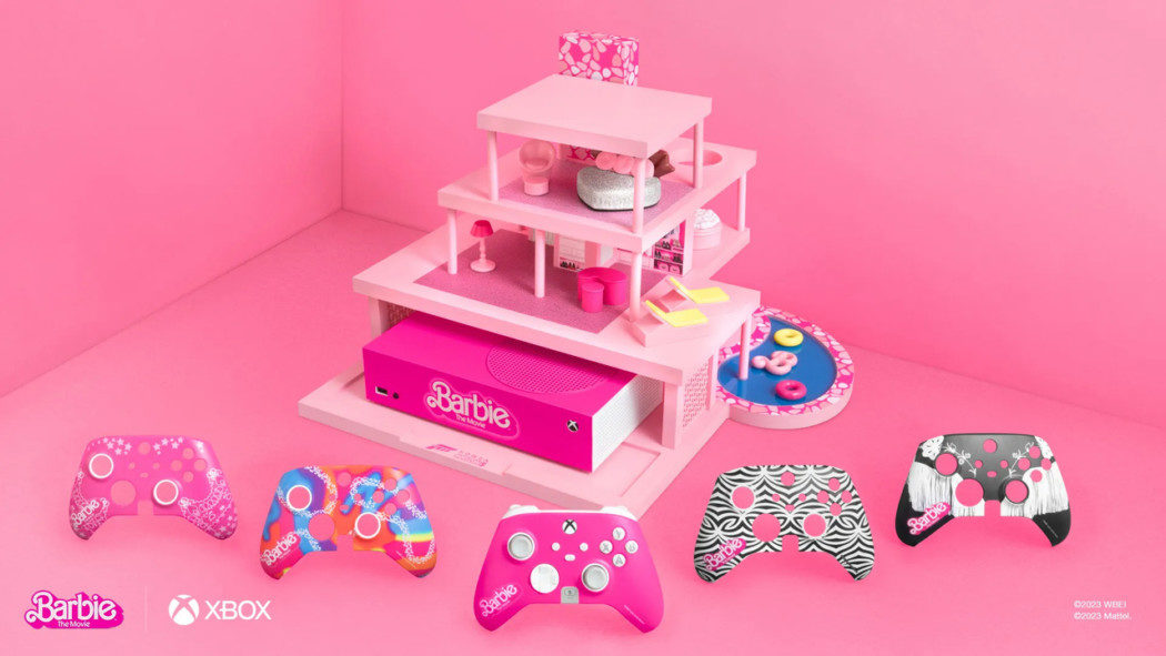 Quer um Xbox da Barbie? Pois a Microsoft vai sortear um Series S com tema da boneca
