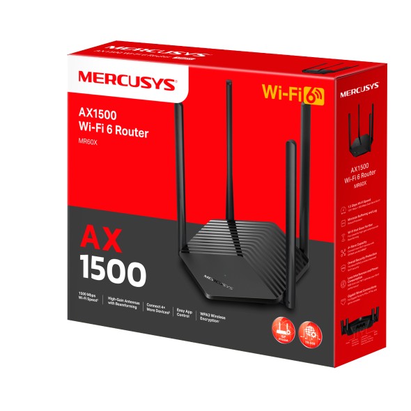 Conheça conosco o roteador Mercusys MR60X, uma opção boa e acessível com WiFi 6 e recursos úteis