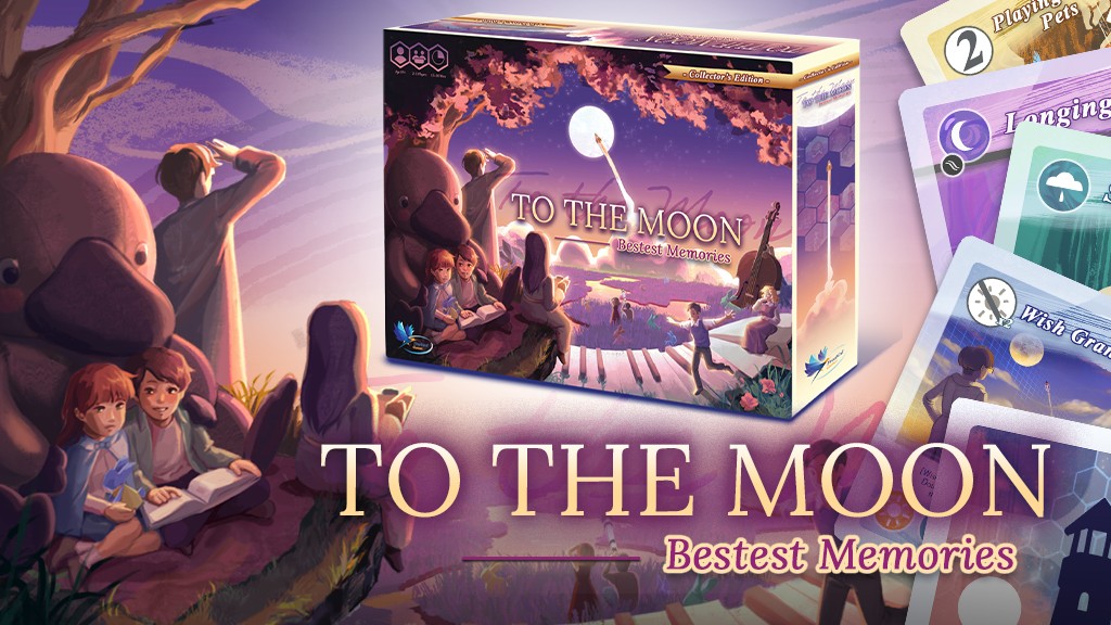 Kan Gao abre campanha no Kickstarter para a criação de um jogo de tabuleiro de To the Moon