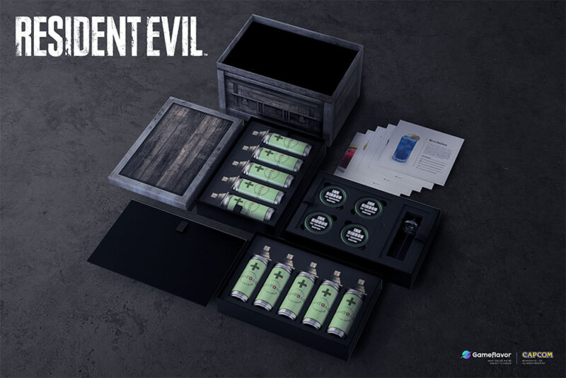 GameFlavor anuncia kit especial de Resident Evil, com lata de spray e ink ribbon