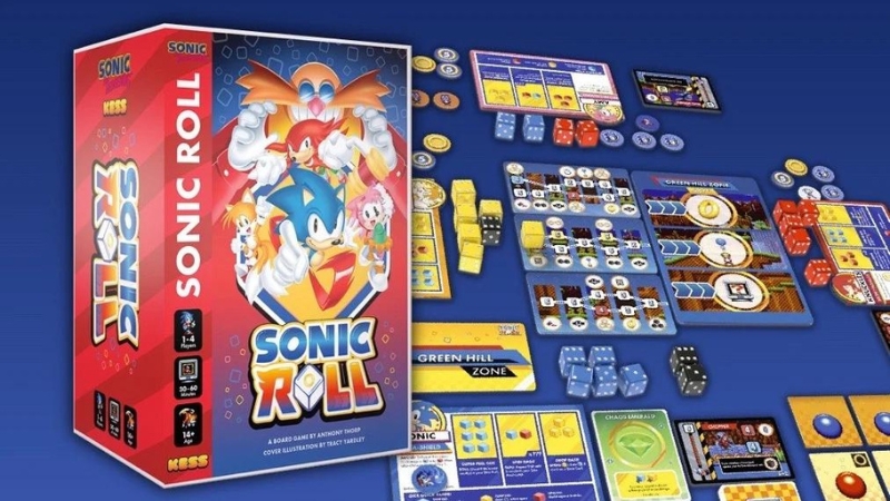 O novo jogo de tabuleiro do Sonic tem todo o estilo dos seus tempos de Mega Drive