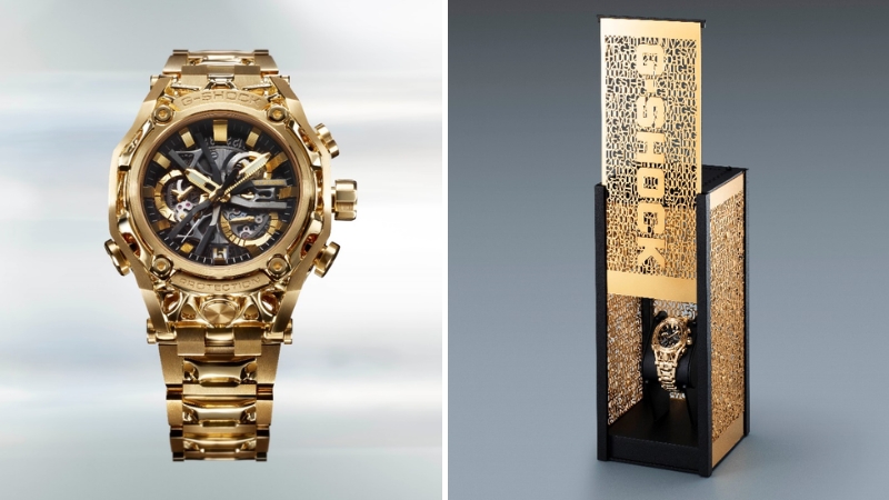 G-Shock vai colocar pra leilão um G-D001 exclusivo de ouro 18 quilates