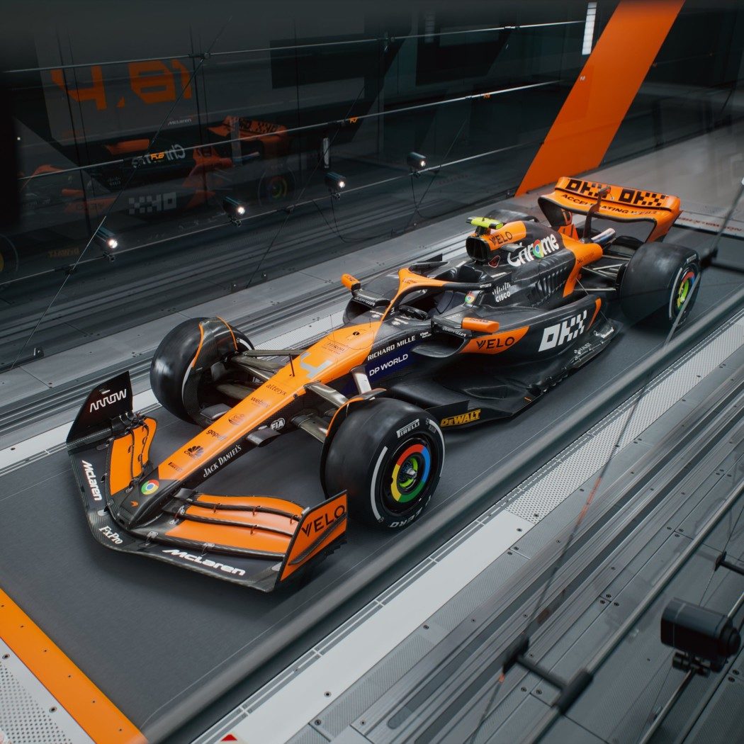 McLaren apresenta a pintura de seu carro para a temporada 2024 da Fórmula 1