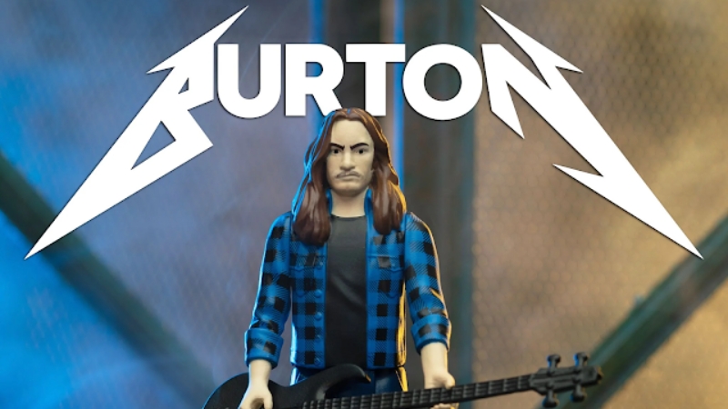 Cliff Burton, saudoso baixista do Metallica, ganhou um novo action figure