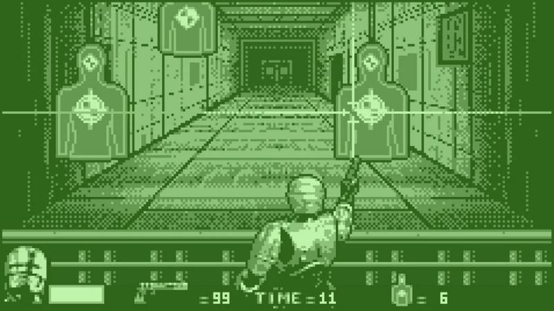 Jogue gratuitamente este Robocop vs. Predador que vem com o estilo do Game Boy