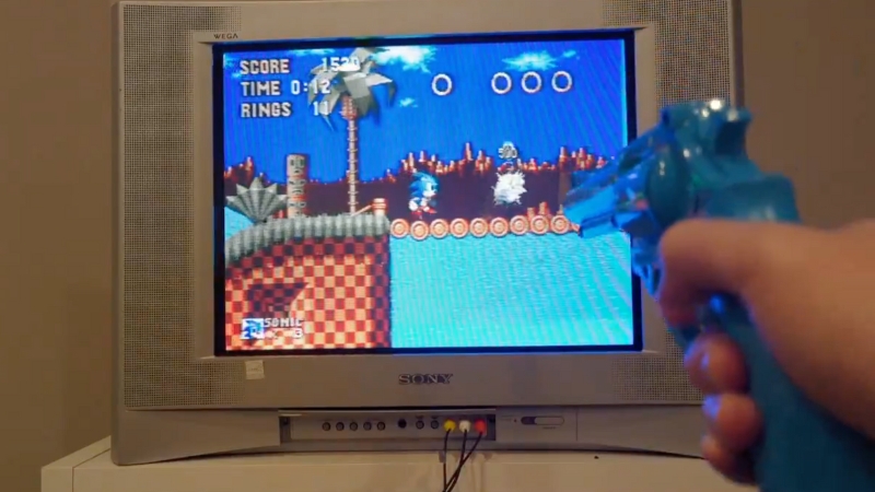 Novo hack de Sonic vai permitir um segundo jogador atirando nos inimigos com uma arma