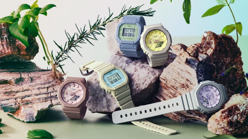 G-Shock se inspira no design botânico para apresentar nova coleção de relógios