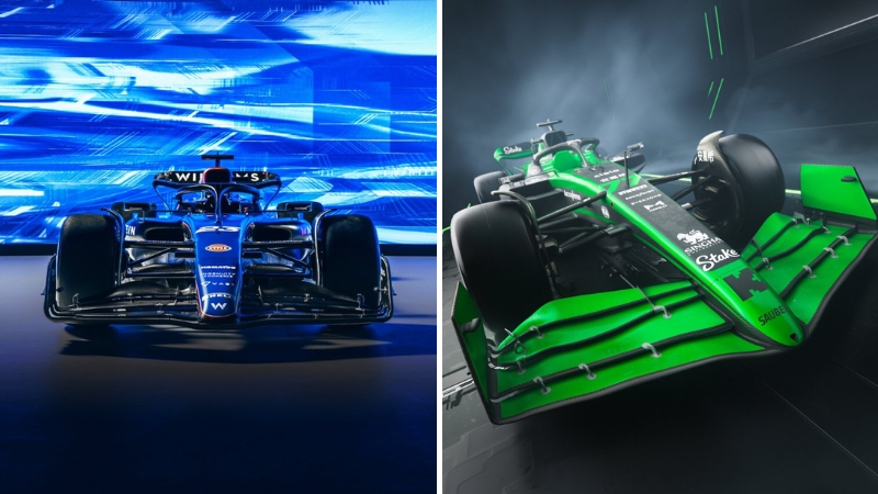 Williams e Sauber Stake apresentaram seus carros para a Fórmula 1 em 2024
