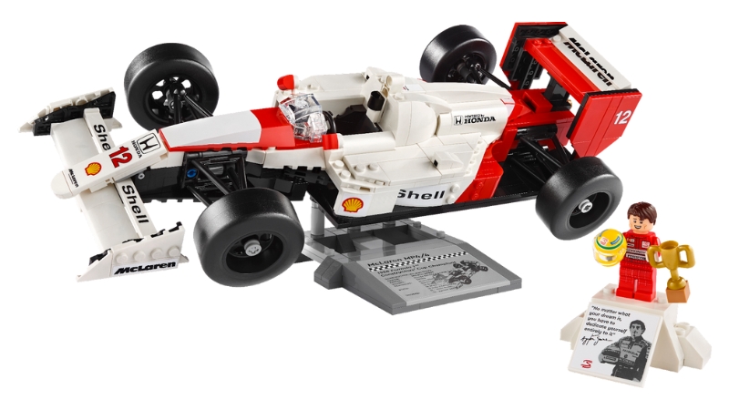 A McLaren MP4/4 de Ayrton Senna de 1988 virou bloquinhos de LEGO