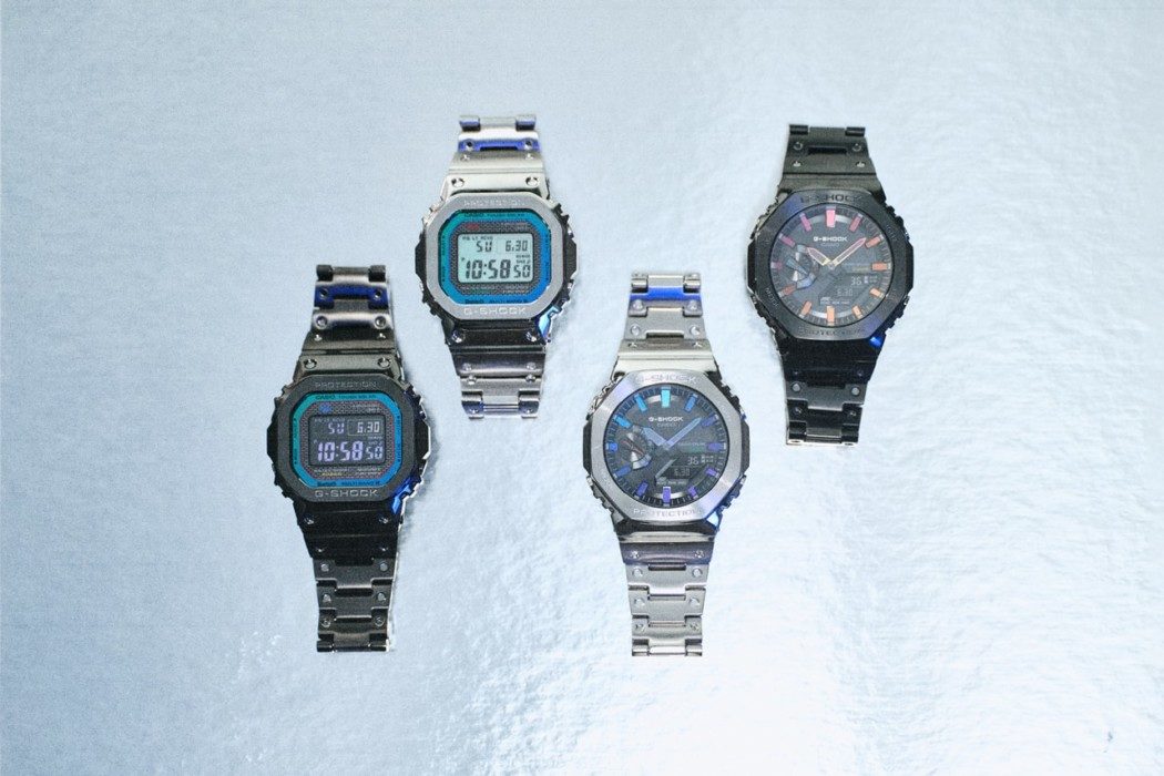 Série Polychromatic Accents traz metal e cores gradientes para seus relógios G-Shock