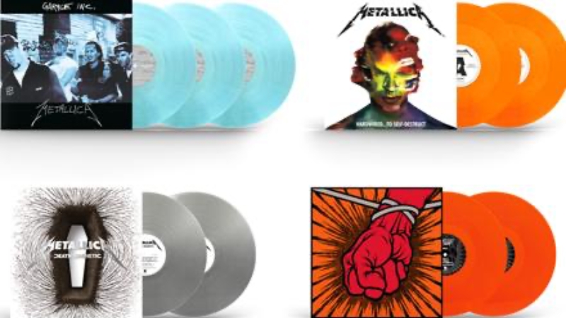 Metallica anuncia segunda leva de relançamentos de sua discografia em vinil