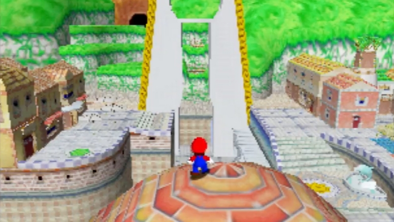 Que tal ver como seria Super Mario Sunshine em um Nintendo 64?