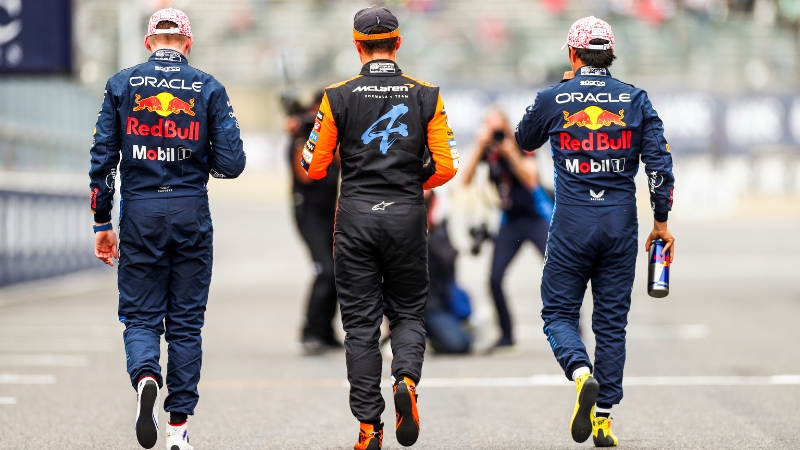 Fórmula 1 - Red Bull larga na frente no Japão, com Lando Norris em terceiro