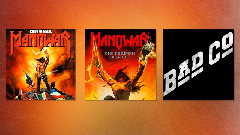 Dois álbuns do Manowar e a estreia do Bad Company ganham novas edições em CD no Brasil