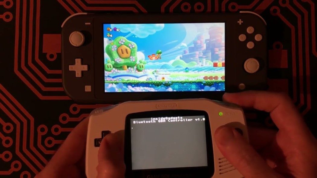 Que tal controlar o seu Nintendo Switch com um Game Boy Advance?